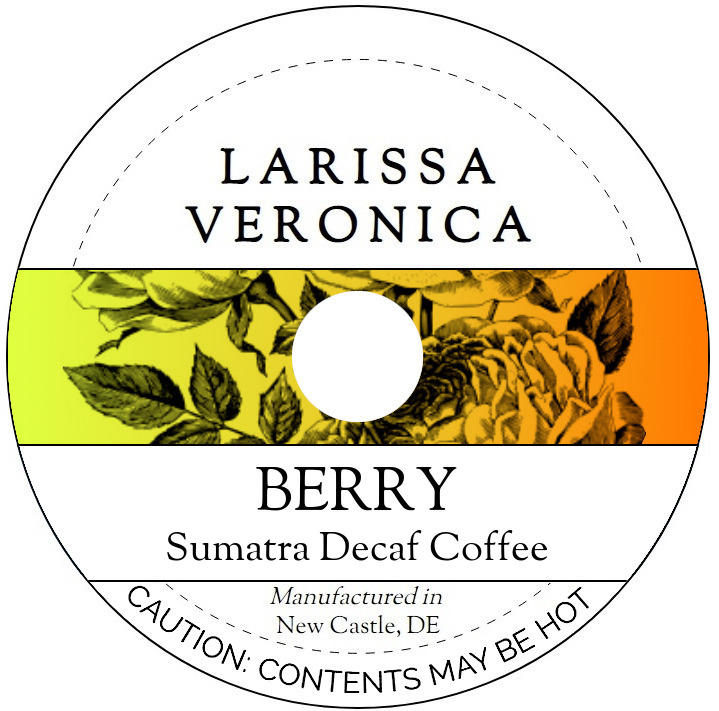 Berry Sumatra Decaf Coffee <BR>(Single Serve K-Cup Pods)