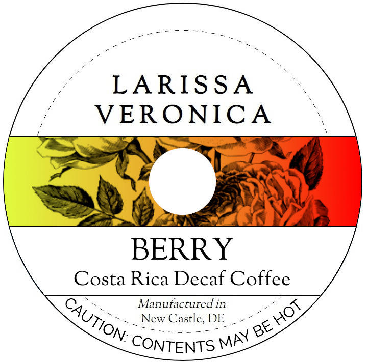 Berry Costa Rica Decaf Coffee <BR>(Single Serve K-Cup Pods)