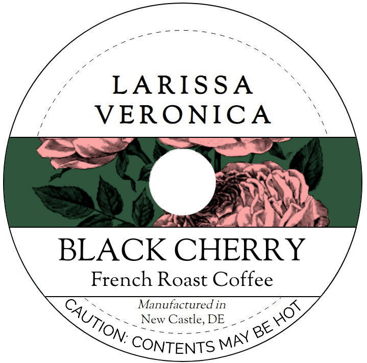 Black Cherry French Roast Coffee <BR>(Single Serve K-Cup Pods)