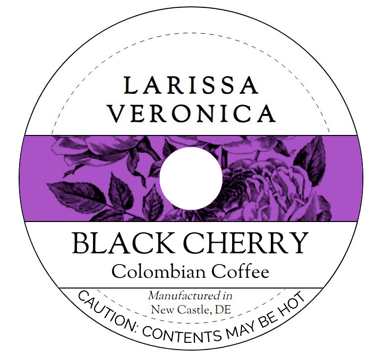 Black Cherry Colombian Coffee <BR>(Single Serve K-Cup Pods)