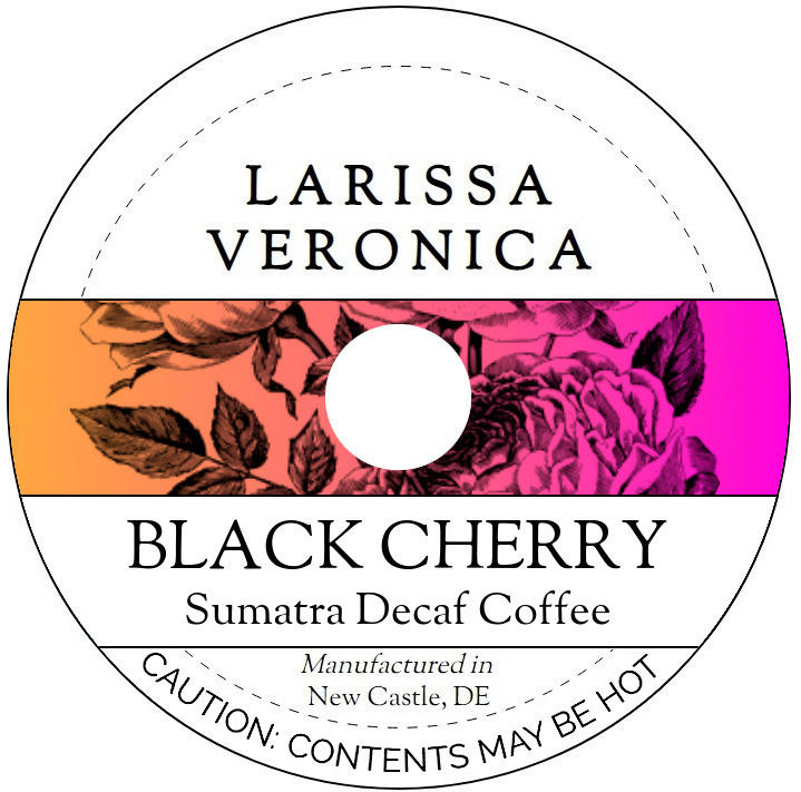 Black Cherry Sumatra Decaf Coffee <BR>(Single Serve K-Cup Pods)