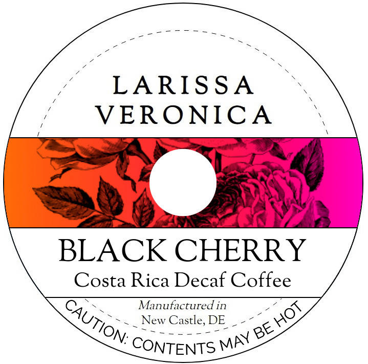 Black Cherry Costa Rica Decaf Coffee <BR>(Single Serve K-Cup Pods)
