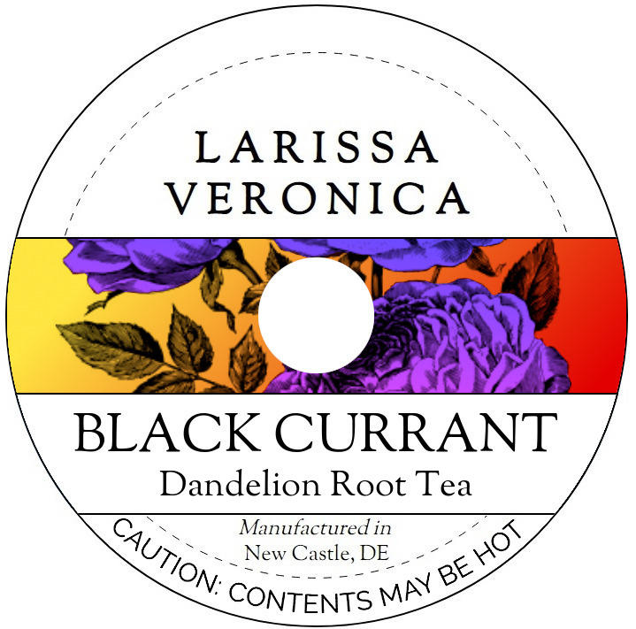 Black Currant Dandelion Root Tea <BR>(Single Serve K-Cup Pods)