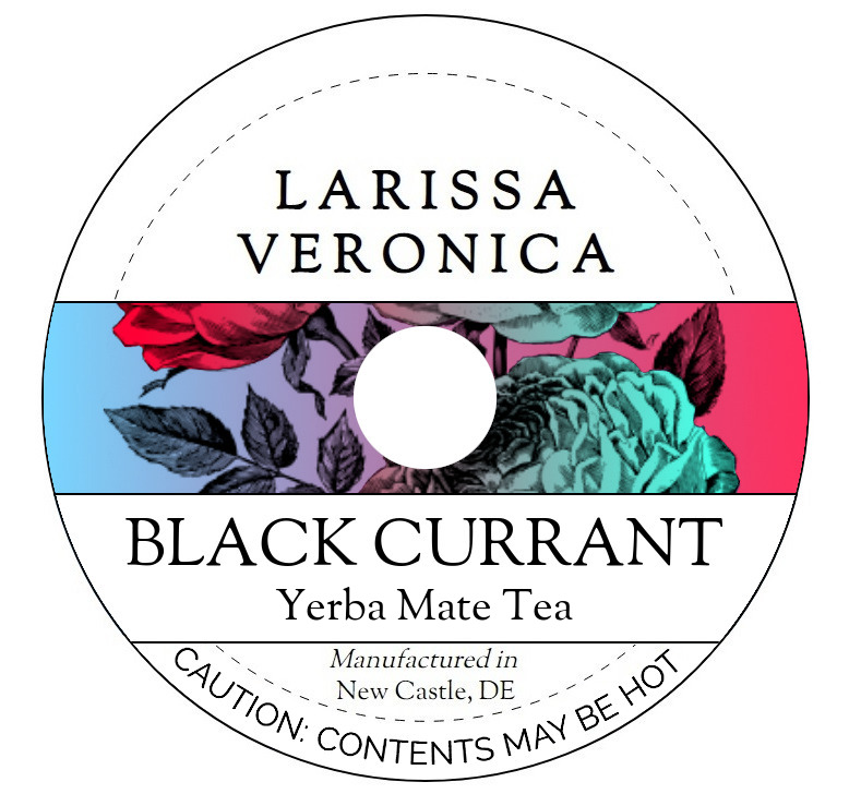 Black Currant Yerba Mate Tea <BR>(Single Serve K-Cup Pods)