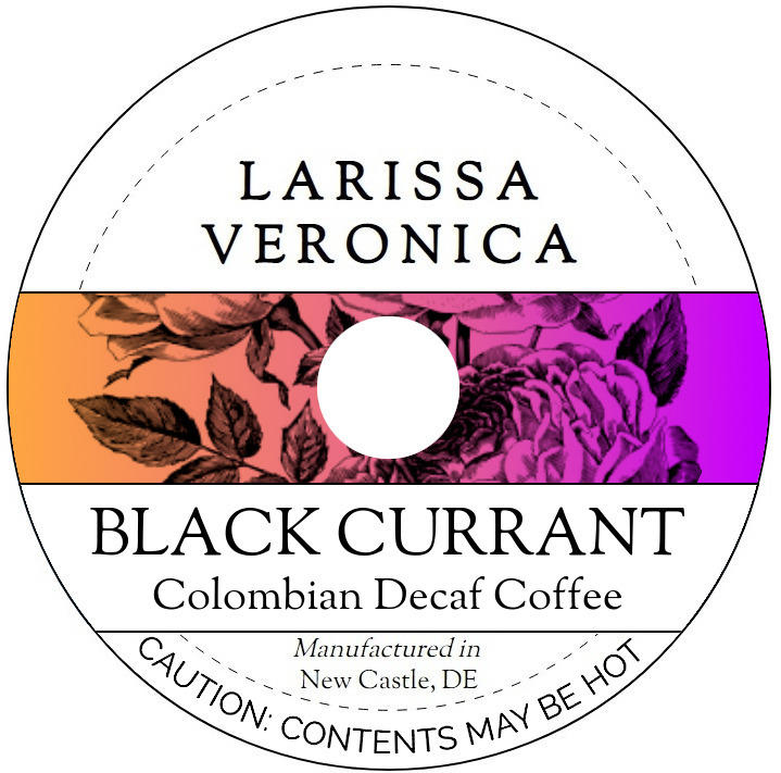 Black Currant Colombian Decaf Coffee <BR>(Single Serve K-Cup Pods)