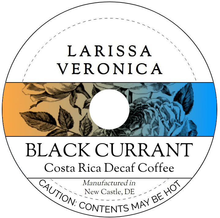 Black Currant Costa Rica Decaf Coffee <BR>(Single Serve K-Cup Pods)