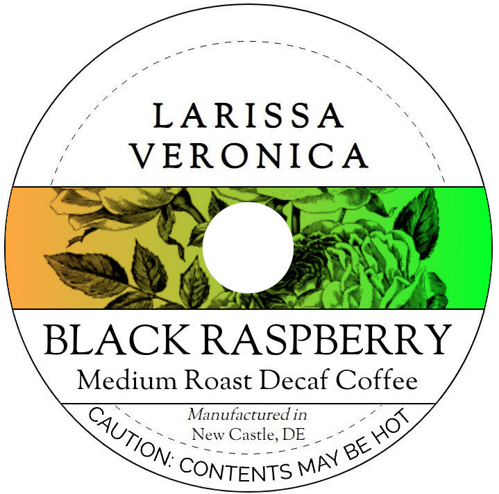 Black Raspberry Medium Roast Decaf Coffee <BR>(Single Serve K-Cup Pods)