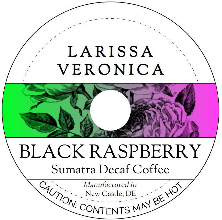 Black Raspberry Sumatra Decaf Coffee <BR>(Single Serve K-Cup Pods)