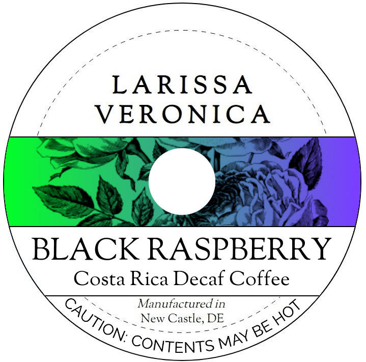 Black Raspberry Costa Rica Decaf Coffee <BR>(Single Serve K-Cup Pods)