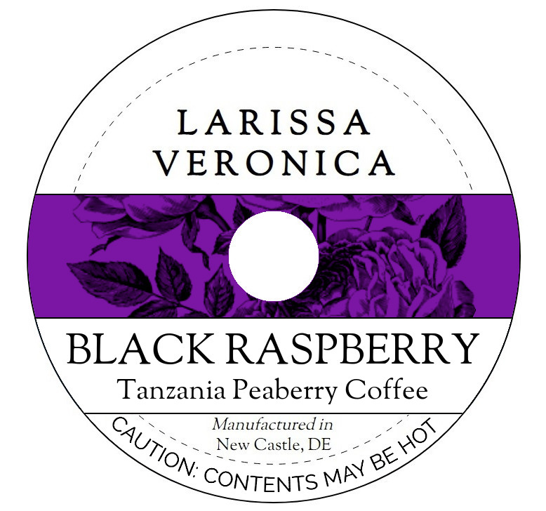 Black Raspberry Tanzania Peaberry Coffee <BR>(Single Serve K-Cup Pods)