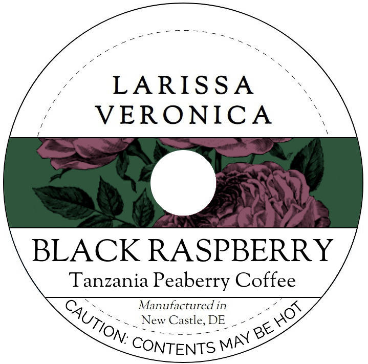 Black Raspberry Tanzania Peaberry Coffee <BR>(Single Serve K-Cup Pods)