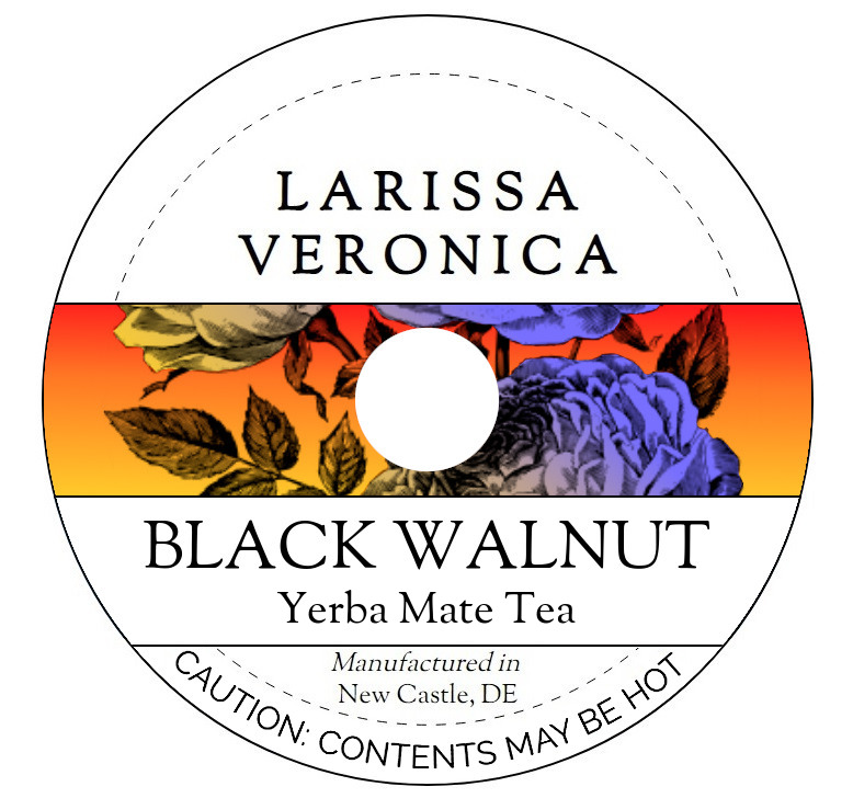 Black Walnut Yerba Mate Tea <BR>(Single Serve K-Cup Pods)