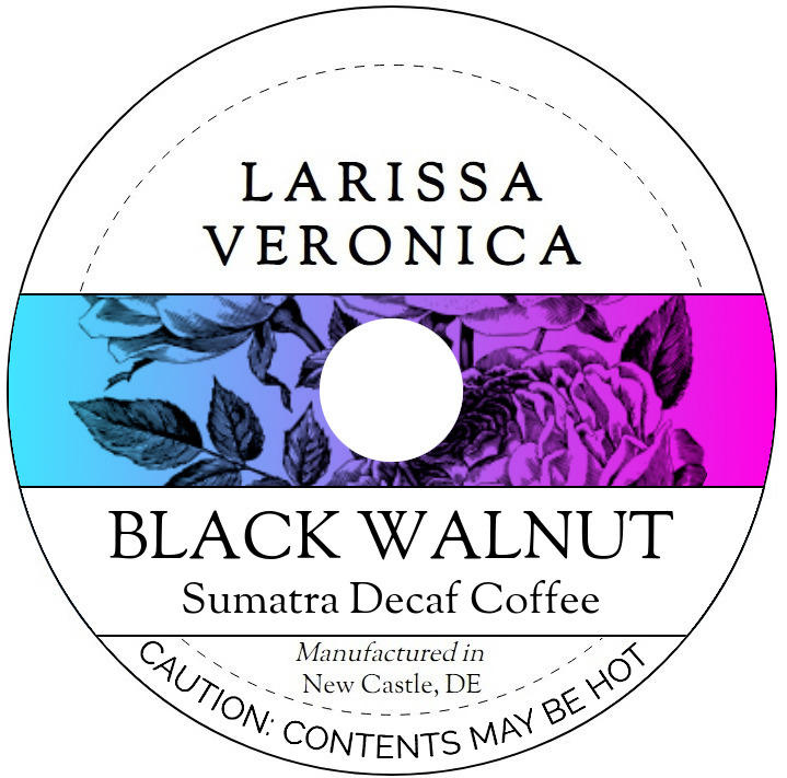 Black Walnut Sumatra Decaf Coffee <BR>(Single Serve K-Cup Pods)