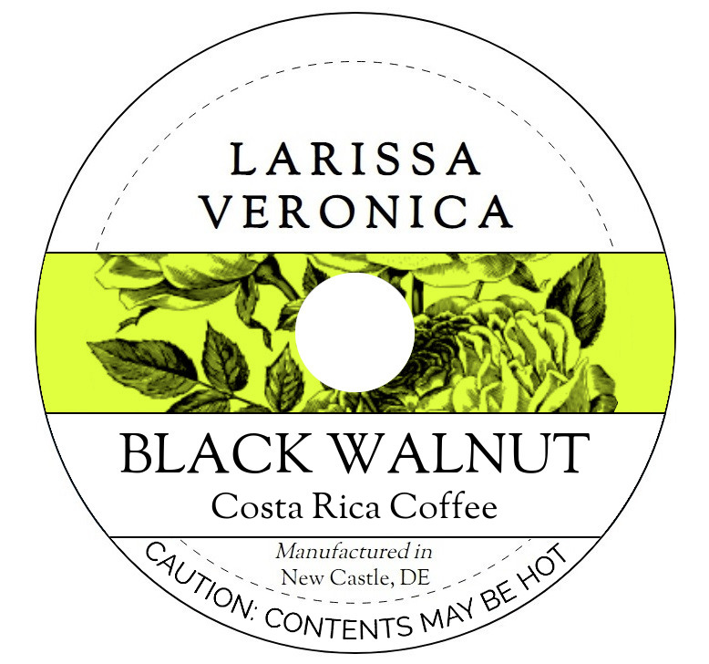 Black Walnut Costa Rica Coffee <BR>(Single Serve K-Cup Pods)