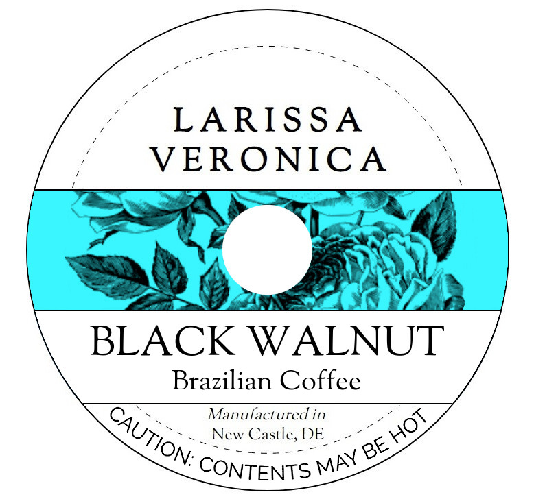 Black Walnut Brazilian Coffee <BR>(Single Serve K-Cup Pods)