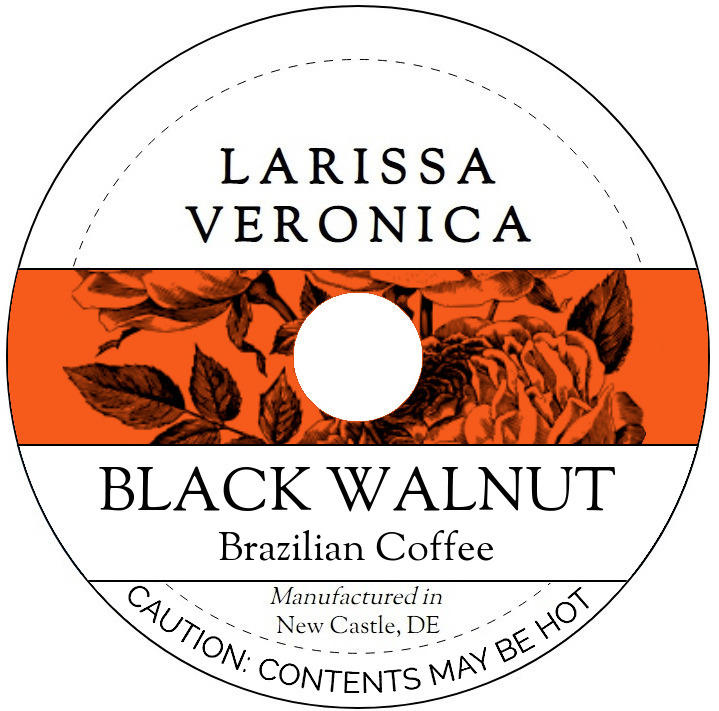 Black Walnut Brazilian Coffee <BR>(Single Serve K-Cup Pods)