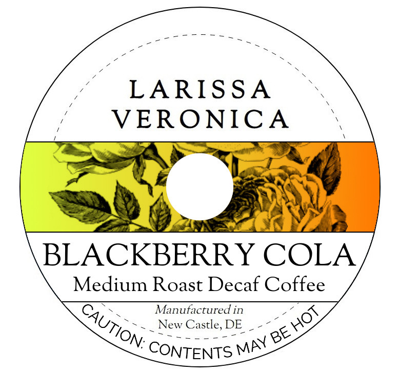 Blackberry Cola Medium Roast Decaf Coffee <BR>(Single Serve K-Cup Pods)