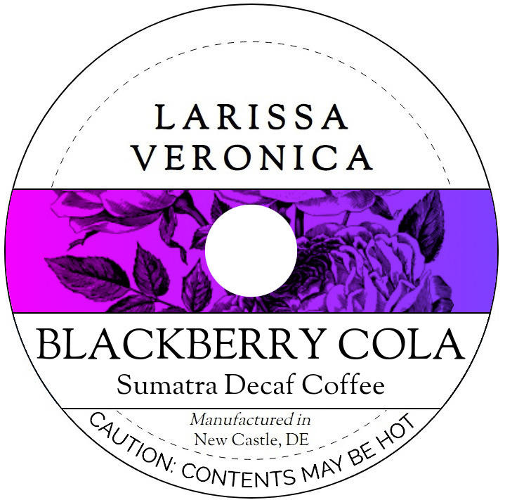 Blackberry Cola Sumatra Decaf Coffee <BR>(Single Serve K-Cup Pods)