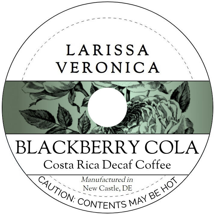 Blackberry Cola Costa Rica Decaf Coffee <BR>(Single Serve K-Cup Pods)