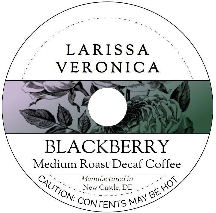 Blackberry Medium Roast Decaf Coffee <BR>(Single Serve K-Cup Pods)