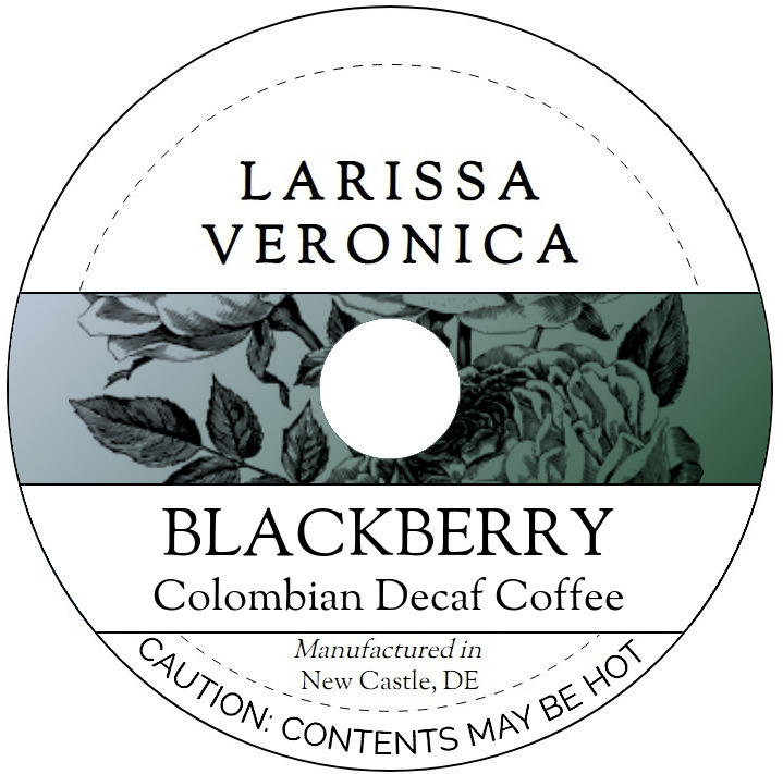 Blackberry Colombian Decaf Coffee <BR>(Single Serve K-Cup Pods)