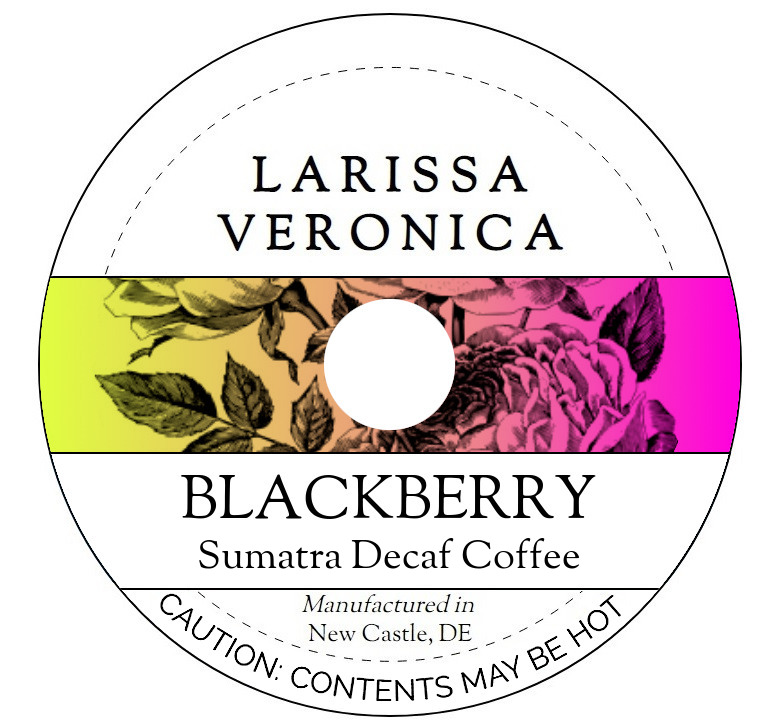 Blackberry Sumatra Decaf Coffee <BR>(Single Serve K-Cup Pods)