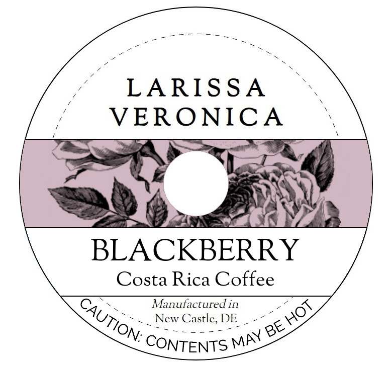 Blackberry Costa Rica Coffee <BR>(Single Serve K-Cup Pods)
