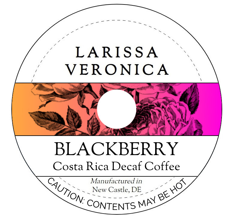 Blackberry Costa Rica Decaf Coffee <BR>(Single Serve K-Cup Pods)