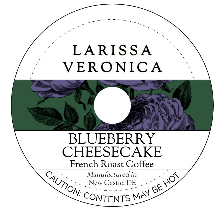 Blueberry Cheesecake French Roast Coffee <BR>(Single Serve K-Cup Pods)