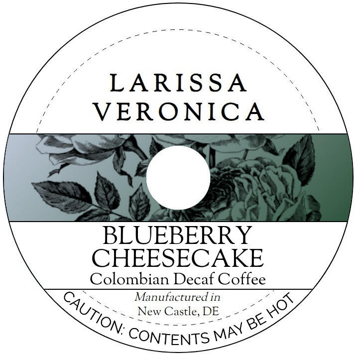 Blueberry Cheesecake Colombian Decaf Coffee <BR>(Single Serve K-Cup Pods)