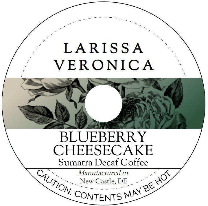 Blueberry Cheesecake Sumatra Decaf Coffee <BR>(Single Serve K-Cup Pods)