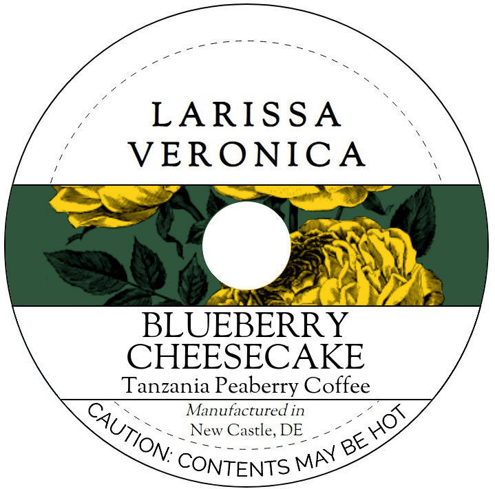 Blueberry Cheesecake Tanzania Peaberry Coffee <BR>(Single Serve K-Cup Pods)