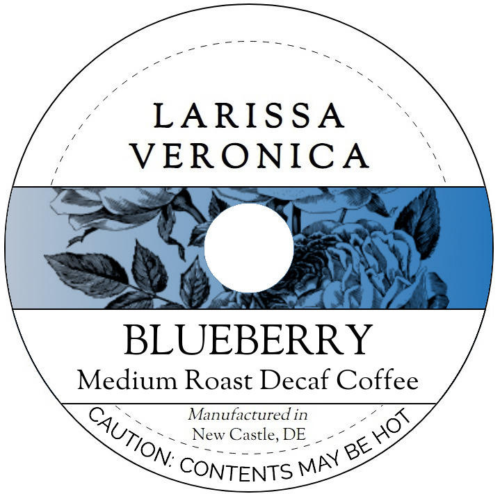 Blueberry Medium Roast Decaf Coffee <BR>(Single Serve K-Cup Pods)