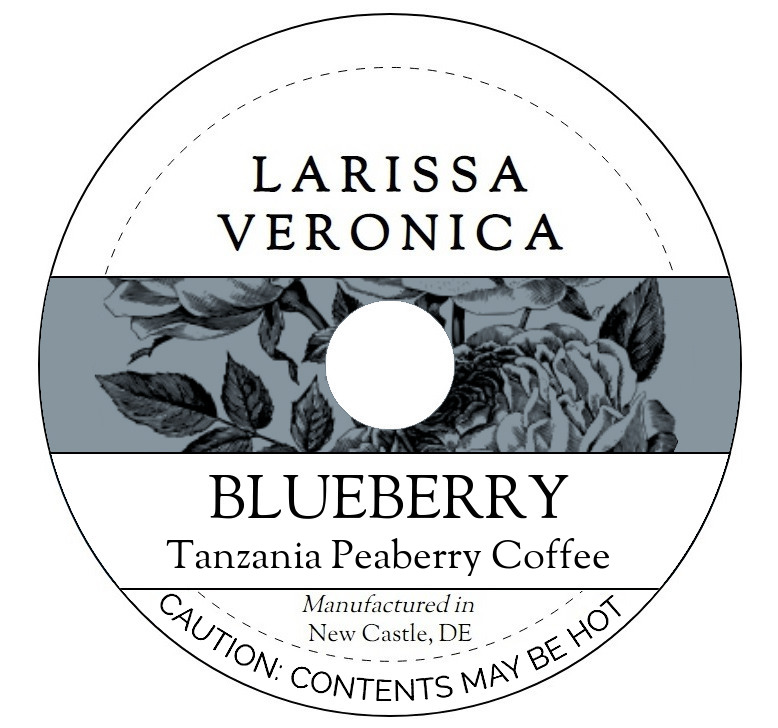 Blueberry Tanzania Peaberry Coffee <BR>(Single Serve K-Cup Pods)