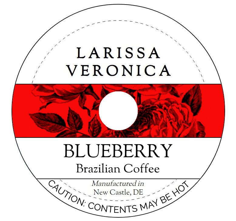 Blueberry Brazilian Coffee <BR>(Single Serve K-Cup Pods)