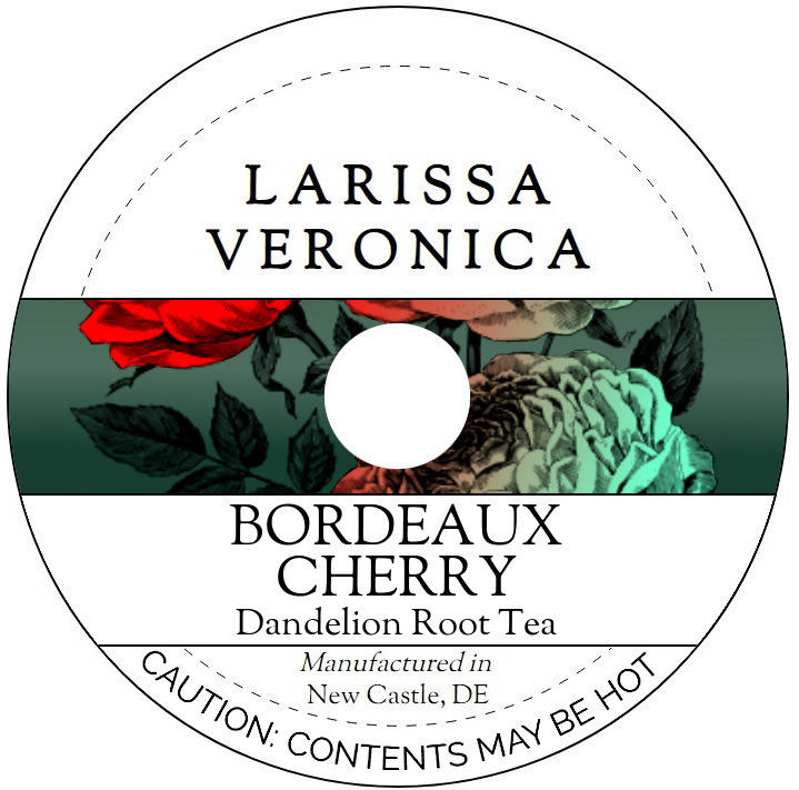 Bordeaux Cherry Dandelion Root Tea <BR>(Single Serve K-Cup Pods)