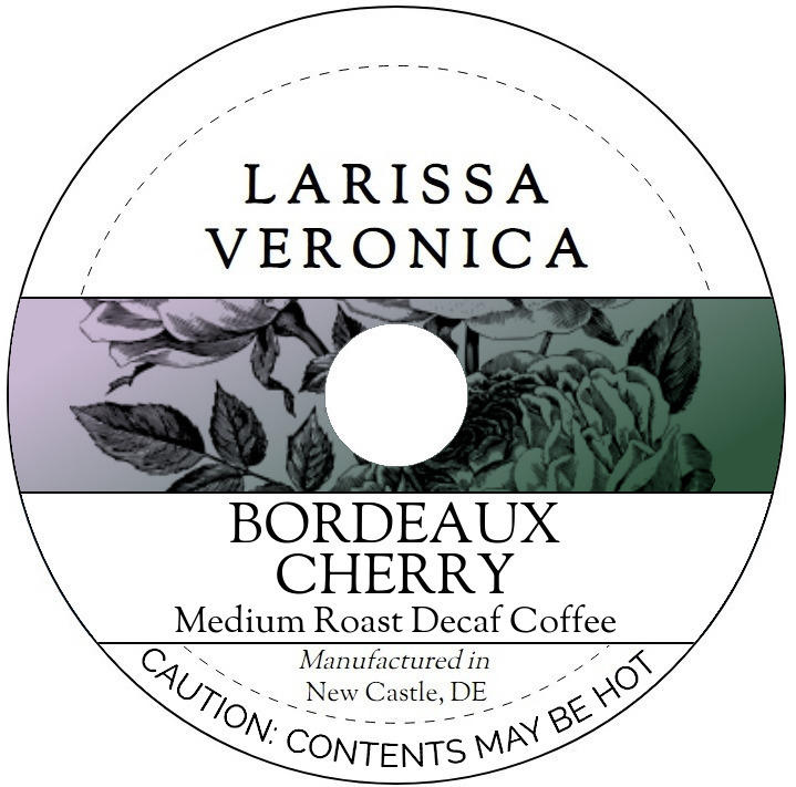 Bordeaux Cherry Medium Roast Decaf Coffee <BR>(Single Serve K-Cup Pods)