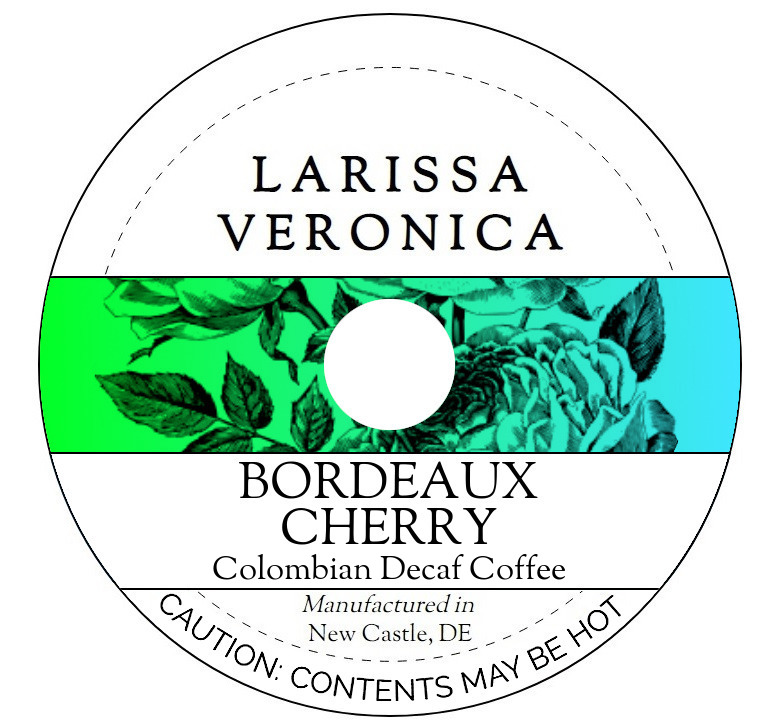 Bordeaux Cherry Colombian Decaf Coffee <BR>(Single Serve K-Cup Pods)