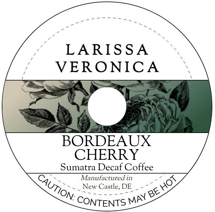 Bordeaux Cherry Sumatra Decaf Coffee <BR>(Single Serve K-Cup Pods)
