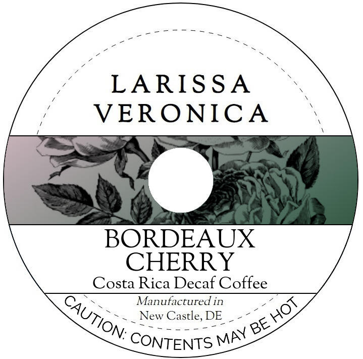 Bordeaux Cherry Costa Rica Decaf Coffee <BR>(Single Serve K-Cup Pods)