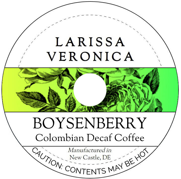 Boysenberry Colombian Decaf Coffee <BR>(Single Serve K-Cup Pods)
