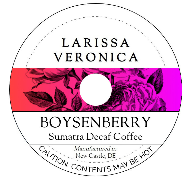 Boysenberry Sumatra Decaf Coffee <BR>(Single Serve K-Cup Pods)