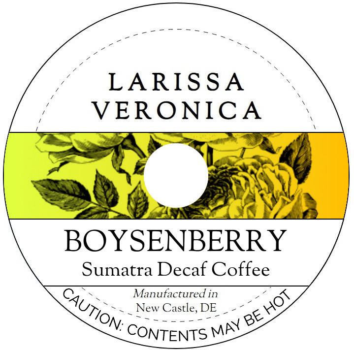 Boysenberry Sumatra Decaf Coffee <BR>(Single Serve K-Cup Pods)