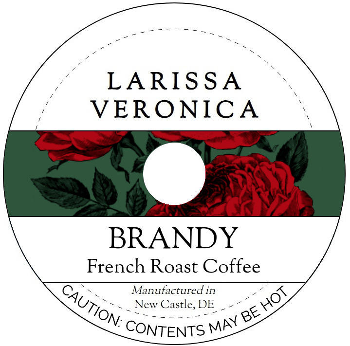 Brandy French Roast Coffee <BR>(Single Serve K-Cup Pods)