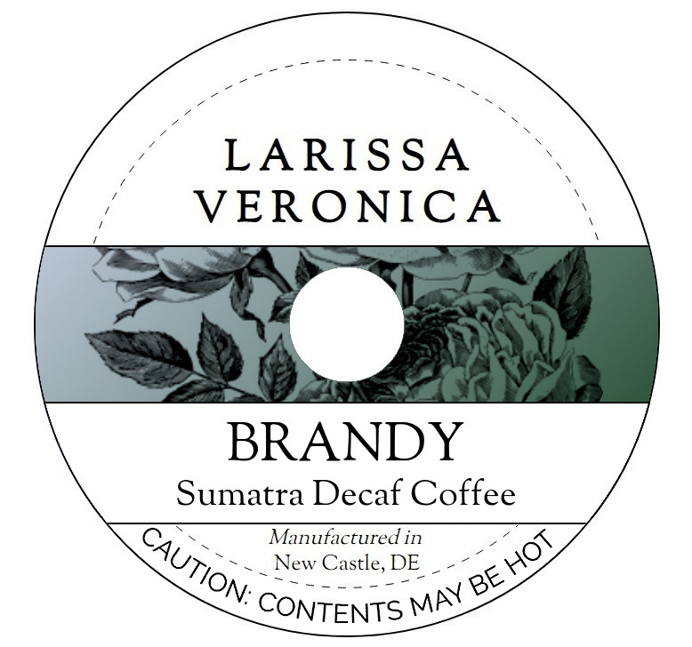 Brandy Sumatra Decaf Coffee <BR>(Single Serve K-Cup Pods)