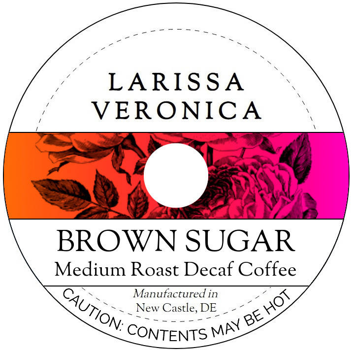 Brown Sugar Medium Roast Decaf Coffee <BR>(Single Serve K-Cup Pods)