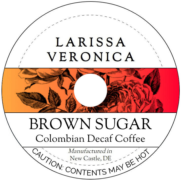 Brown Sugar Colombian Decaf Coffee <BR>(Single Serve K-Cup Pods)