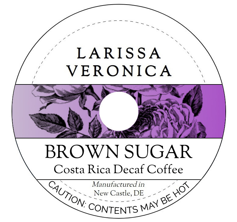 Brown Sugar Costa Rica Decaf Coffee <BR>(Single Serve K-Cup Pods)