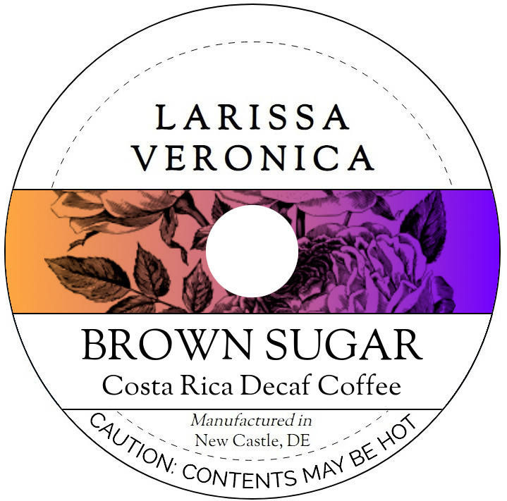 Brown Sugar Costa Rica Decaf Coffee <BR>(Single Serve K-Cup Pods)