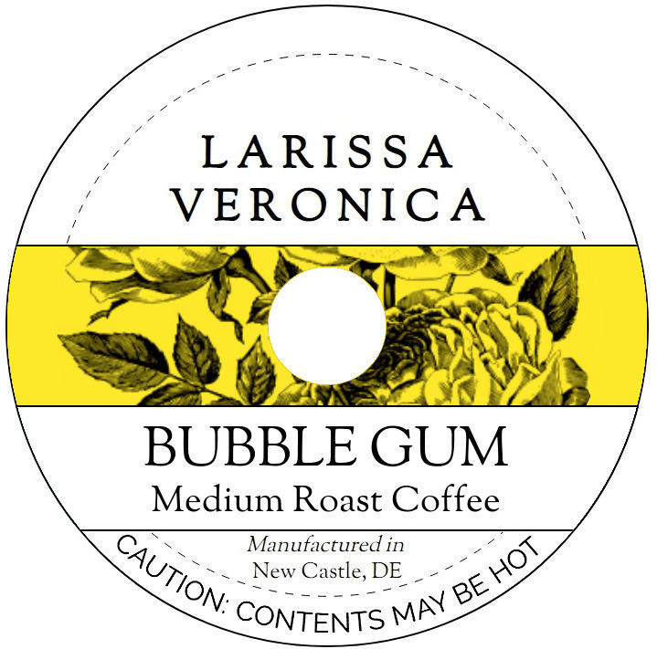 Bubble Gum Medium Roast Coffee <BR>(Single Serve K-Cup Pods)